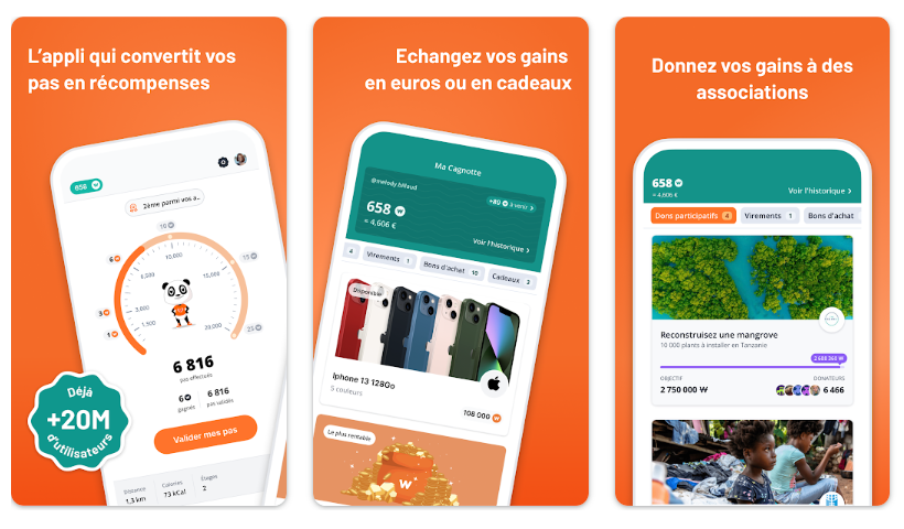 Weward : L’application qui vous fait gagner de l’argent en marchant